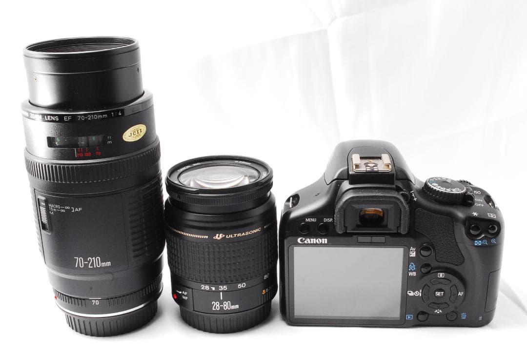 初心者⭐キャノン kiss X2⭐ダブルレンズセット⭐スマホ転送⭐バッグ付