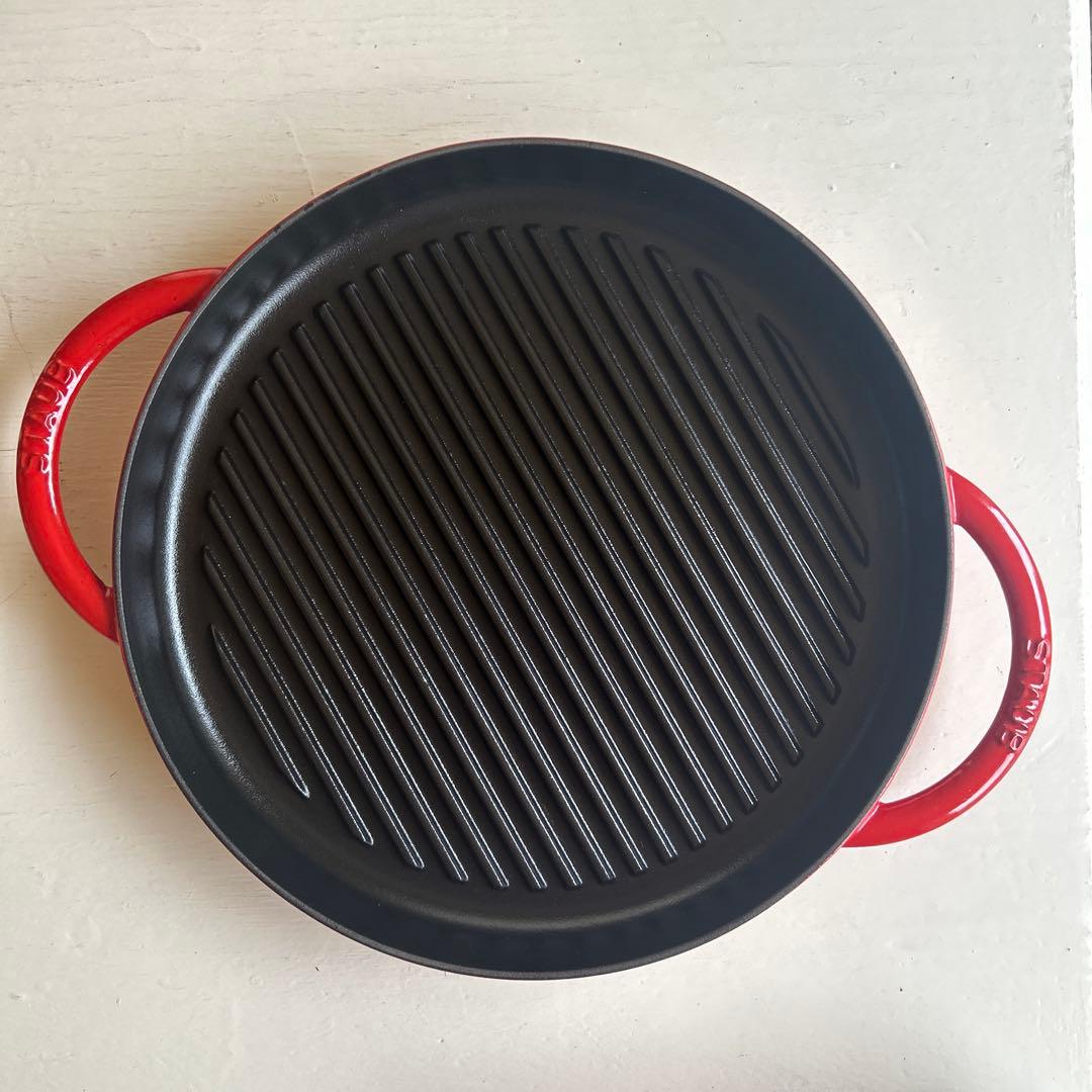 STAUB ストウブ　ピュアグリル　チェリー　30cm 40511-525