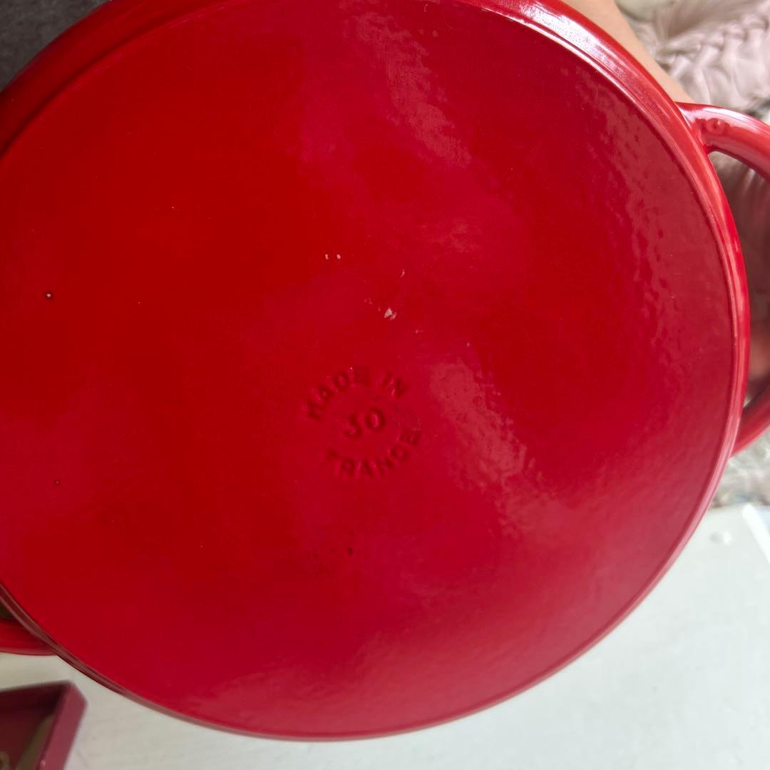 STAUB ストウブ　ピュアグリル　チェリー　30cm 40511-525