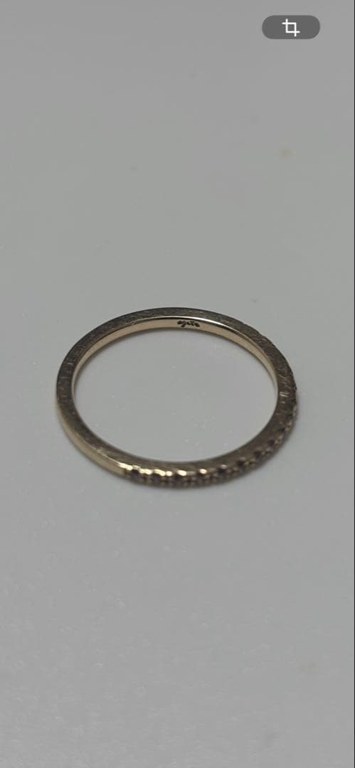 agate 0.05 K10 ゴールド　ピンキーリング