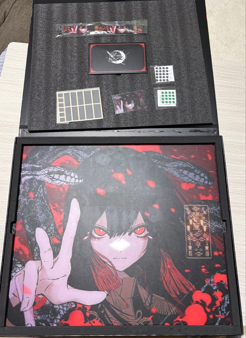 AbyssGaming 紅玉 ガラスマウスパッド