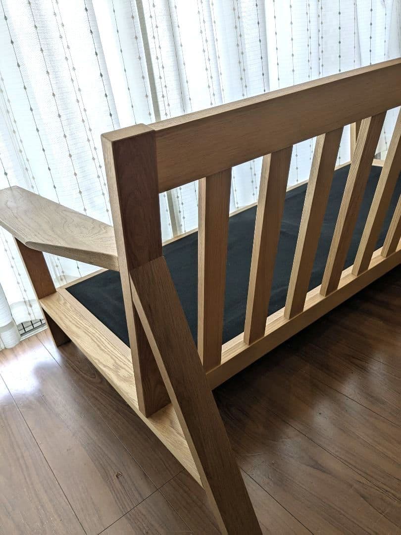 無印良品　ソファ本体２．５シータ　木製フレームフェザーポケットコイル