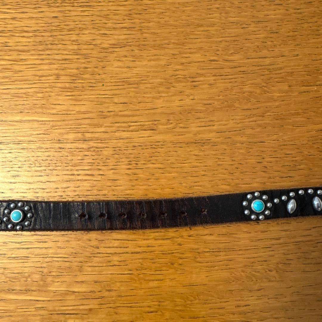 スタンダードカリフォルニア　HTCナローベルト フラワースタッズ　32