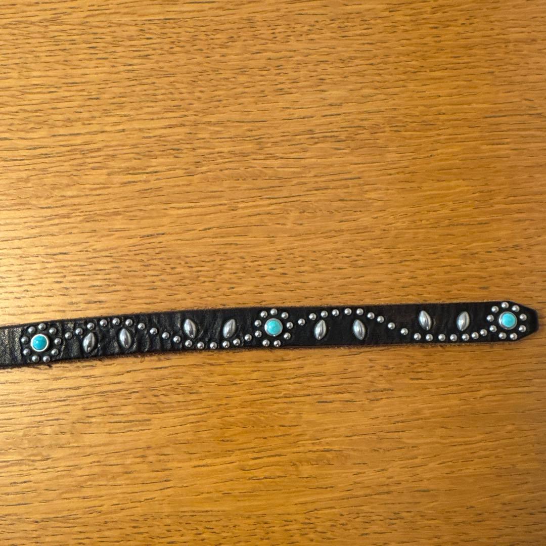 スタンダードカリフォルニア　HTCナローベルト フラワースタッズ　32