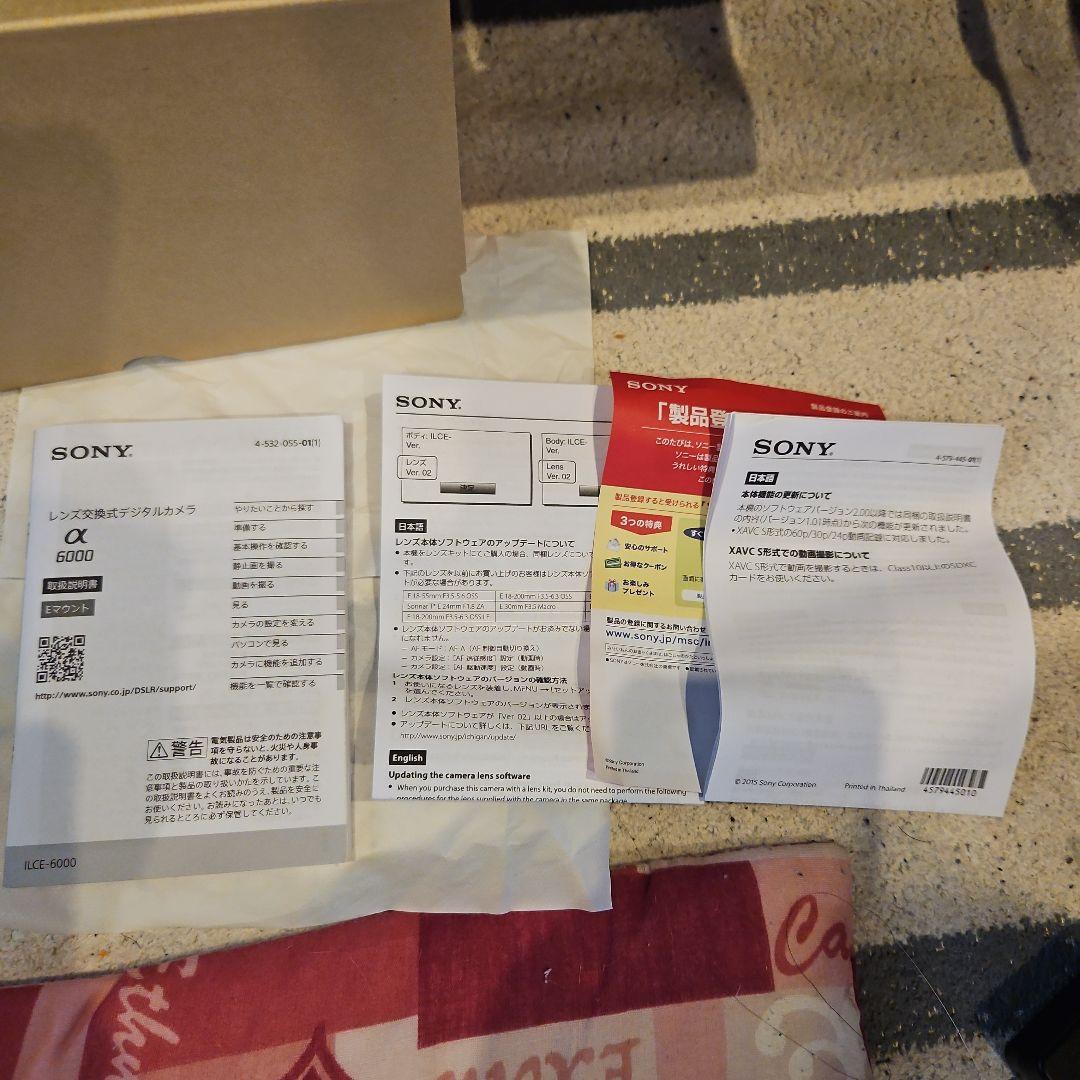 SONY　α6000ダブルズームレンズキット
