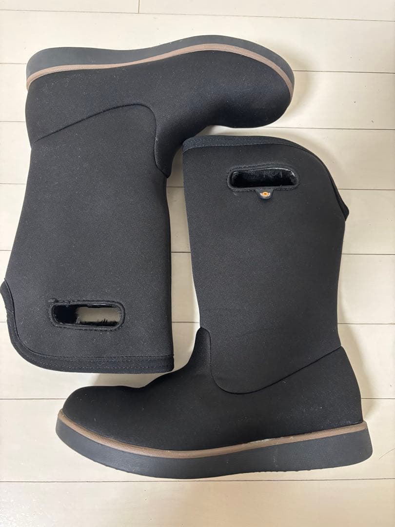【良品】BOGS ボグス レディース　スノーブーツ　ブラック　24センチ