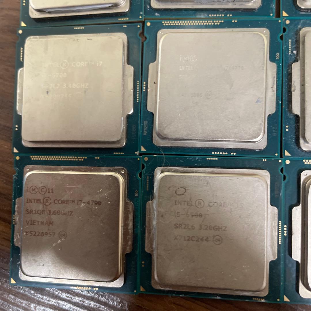 m*o様 CPU 6世代x4　4世代x4　g4400x1 9個セット