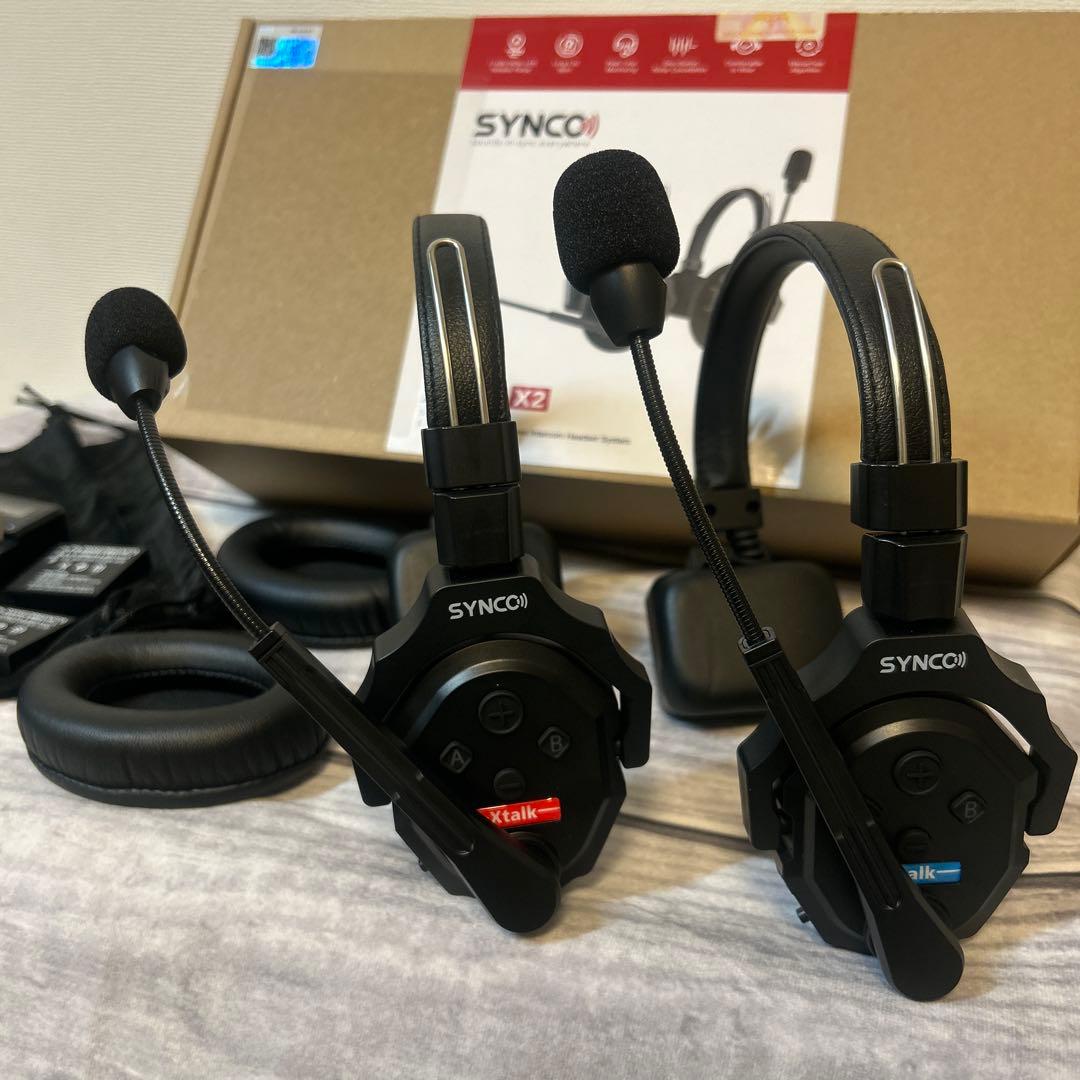 SYNCO-Xtalk-x2-ワイヤレス-ヘッドセット