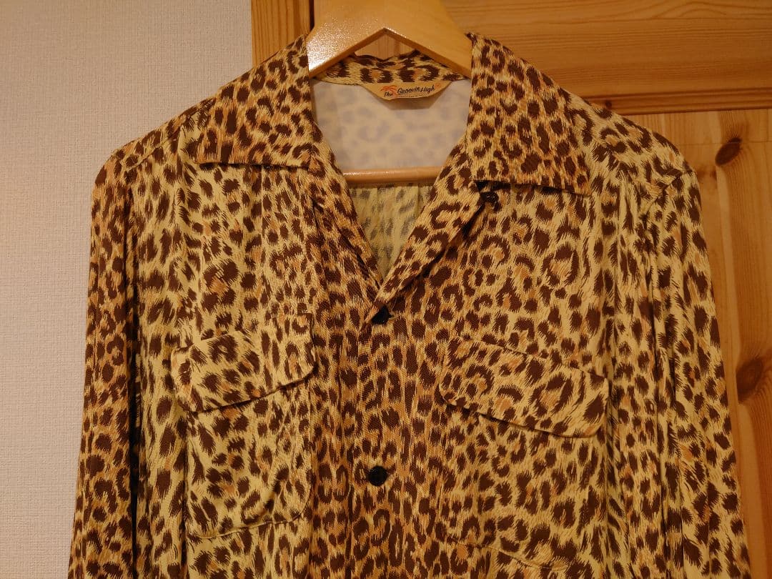 The Groovin High　グルービンハイ　レーヨンシャツレオパード　M