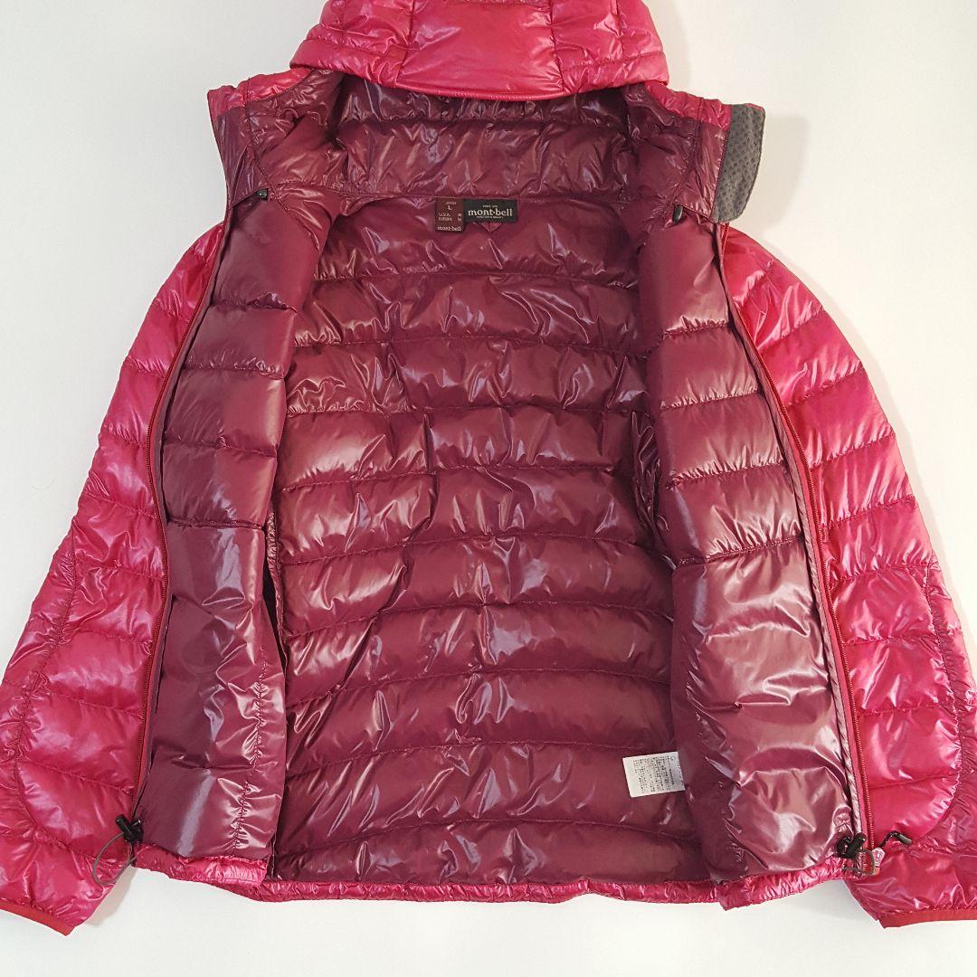 美品 モンベル レディース 撥水 ウルトラライトダウン ガイドパーカ Lサイズ