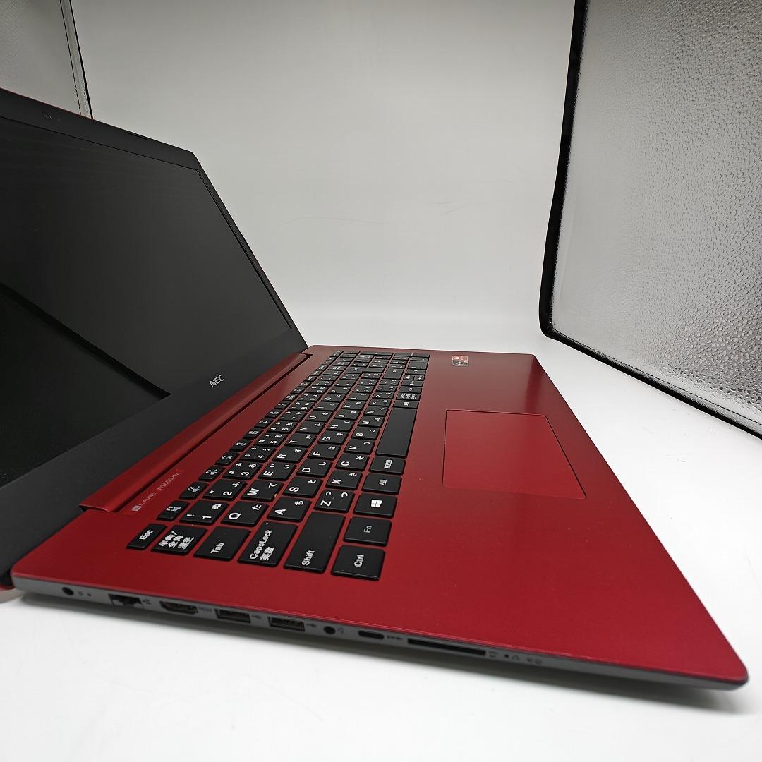 【NEC】Lavie Ryzen7 SSD256GB 12GB 赤 ノートPC