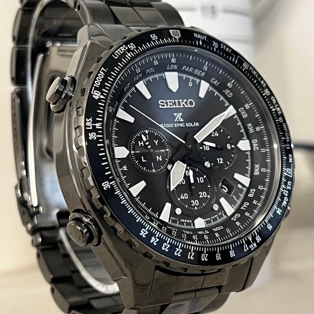 激レアSEIKO プロスペックス SSG001P1電波ソーラー クロノグラフ