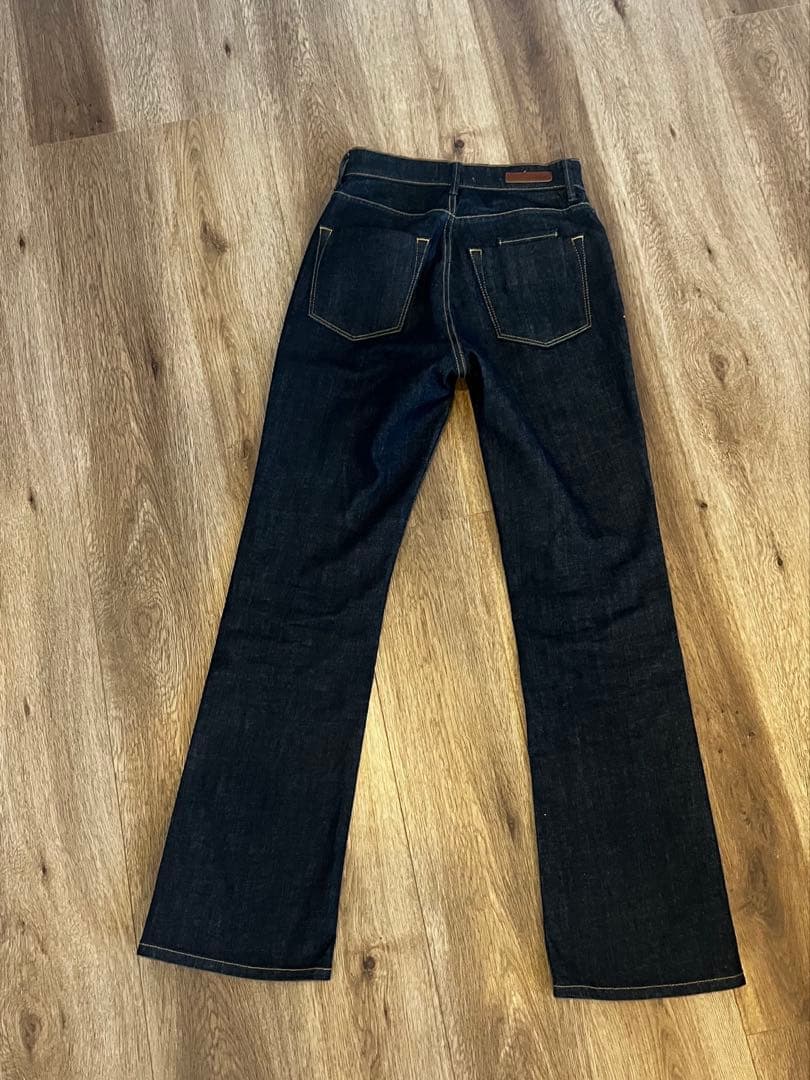 チ*)様 ヤヌーク セミフレア　23 ワンウォッシュインディゴ