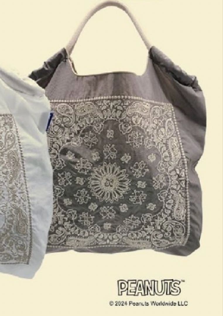 レア　ボールアンドチェーン　スヌーピー　エコバッグ　Ｌ