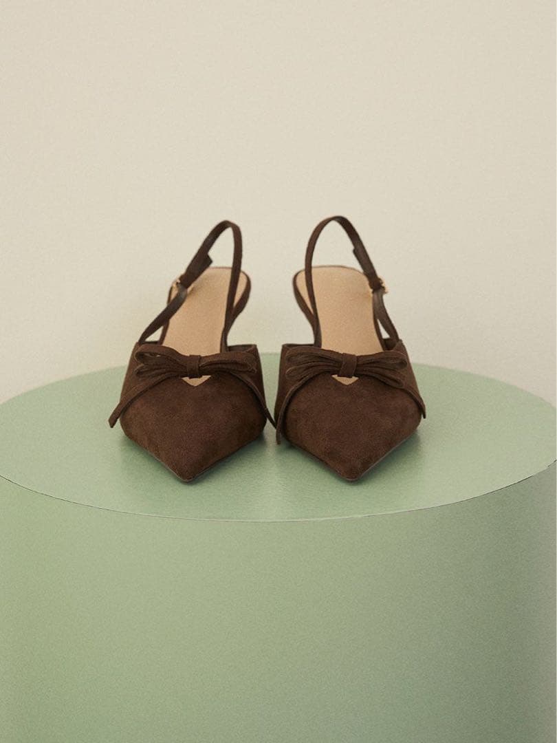 SNIDEL リボンパンプス