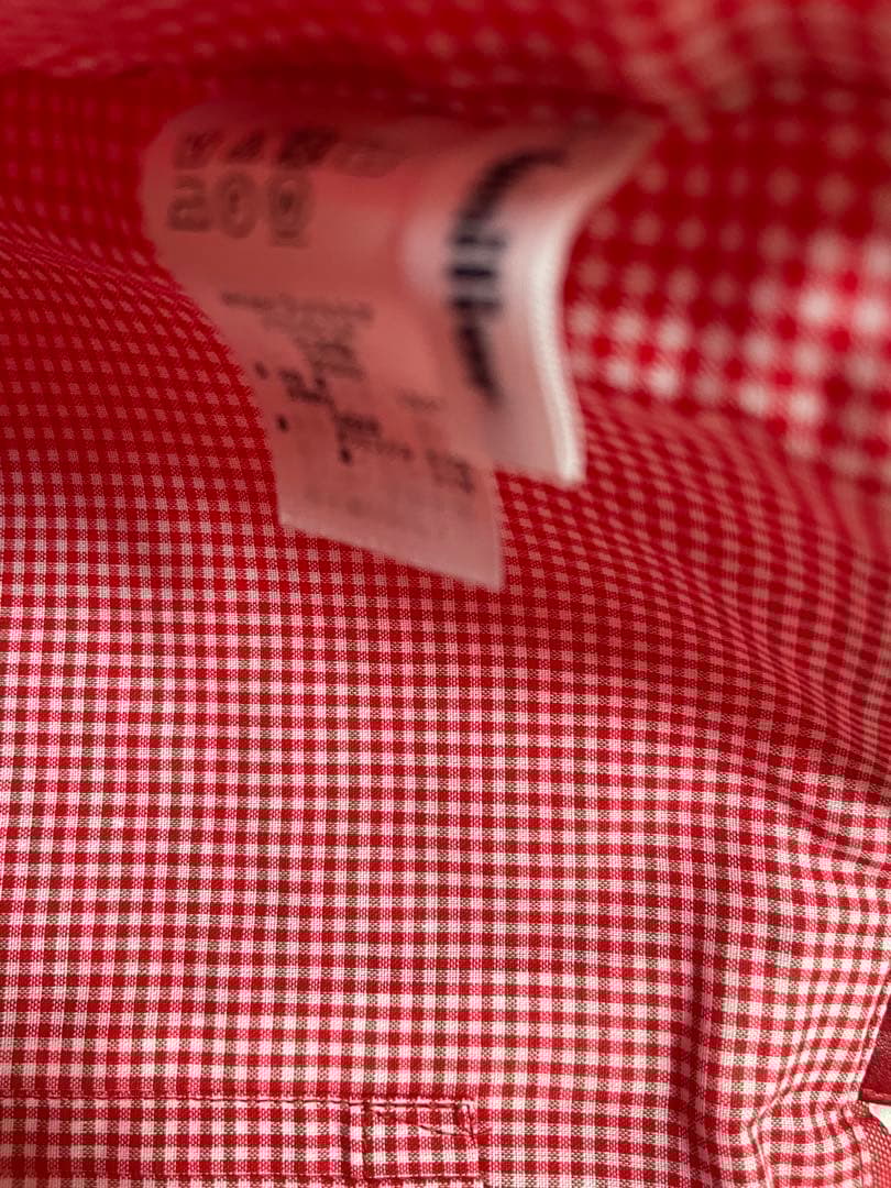 お値下げ　familiar デニムバック　チョコレート