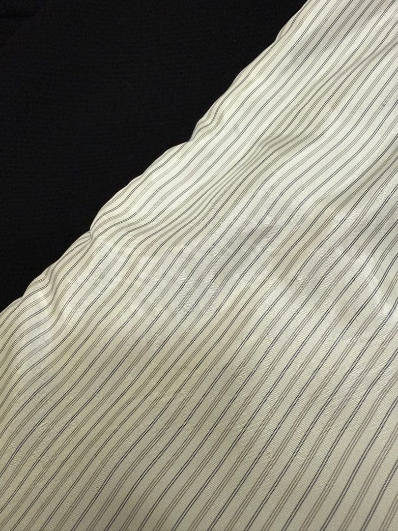 Bonpoint（ボンポワン）ネイビーフリル付き襟コート8A/130