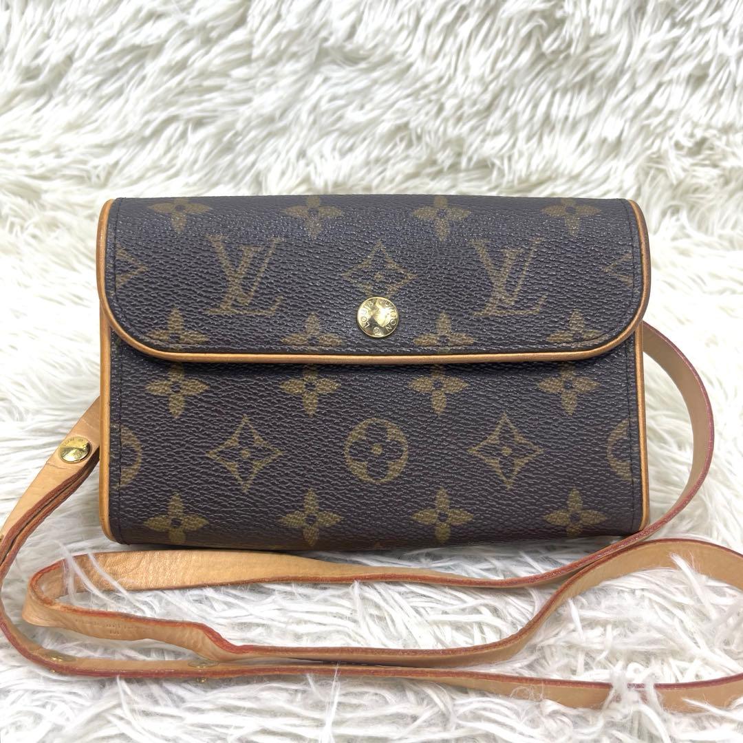 限定品‼️ルイヴィトン　ウエストポーチ　モノグラム フロランティーヌ