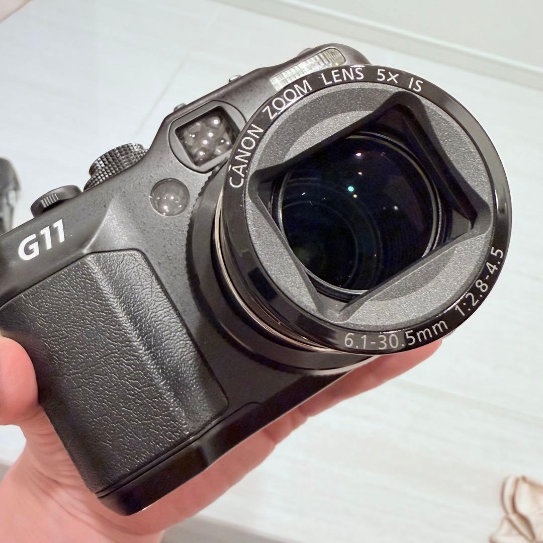【美品】Canon PowerShot G11 高級カメラ ケース付き