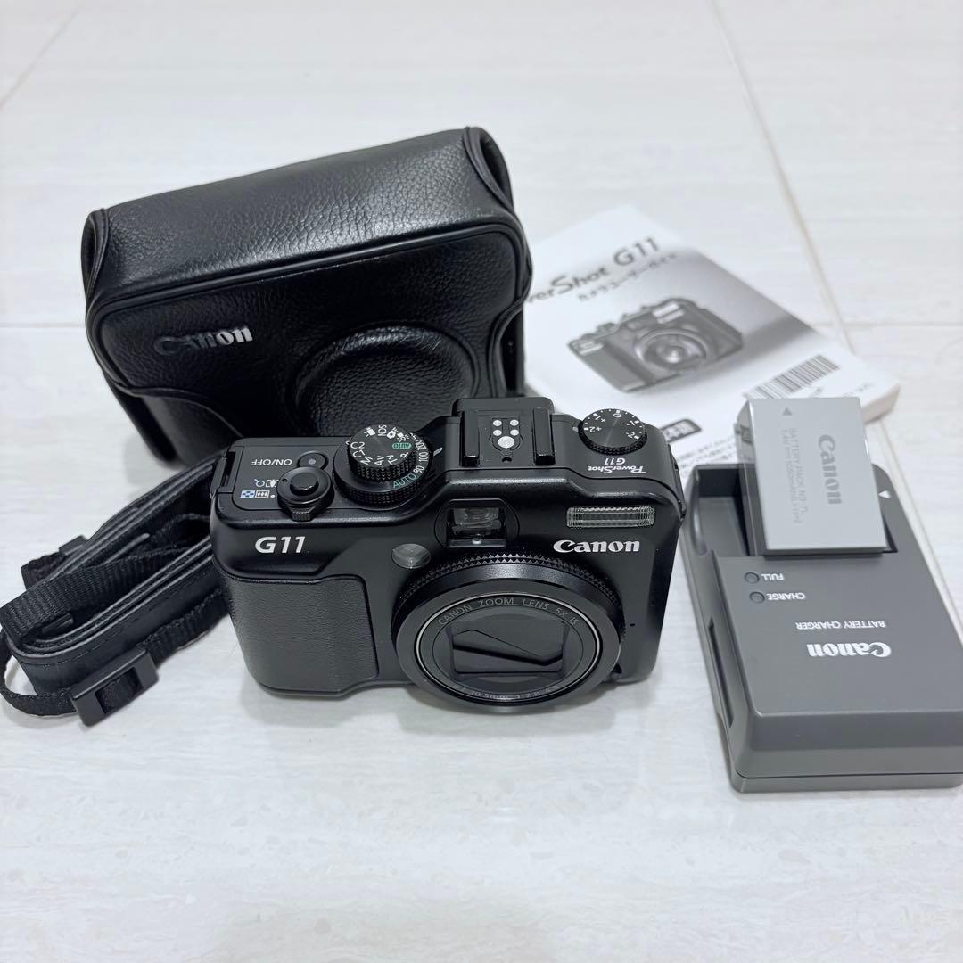 【美品】Canon PowerShot G11 高級カメラ ケース付き