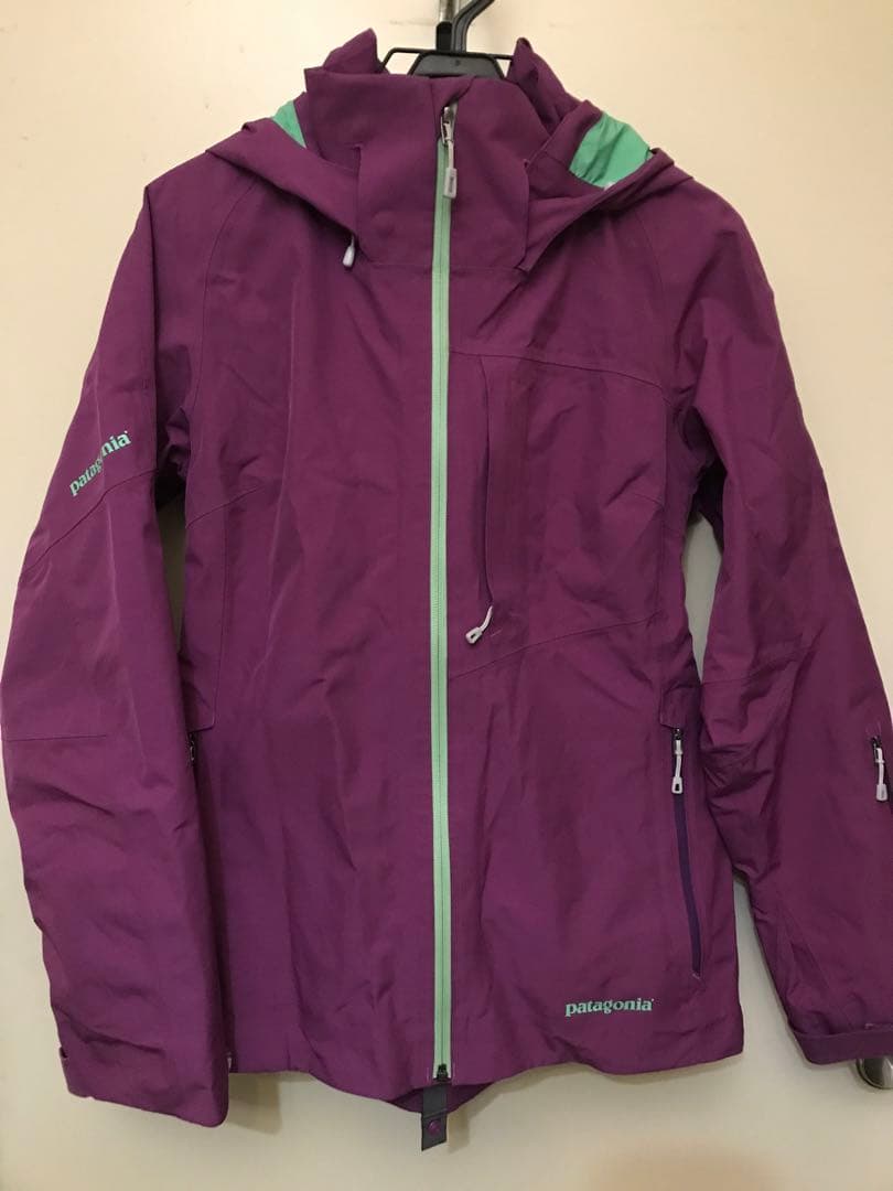 patagonia スキーウェアセット 紫緑