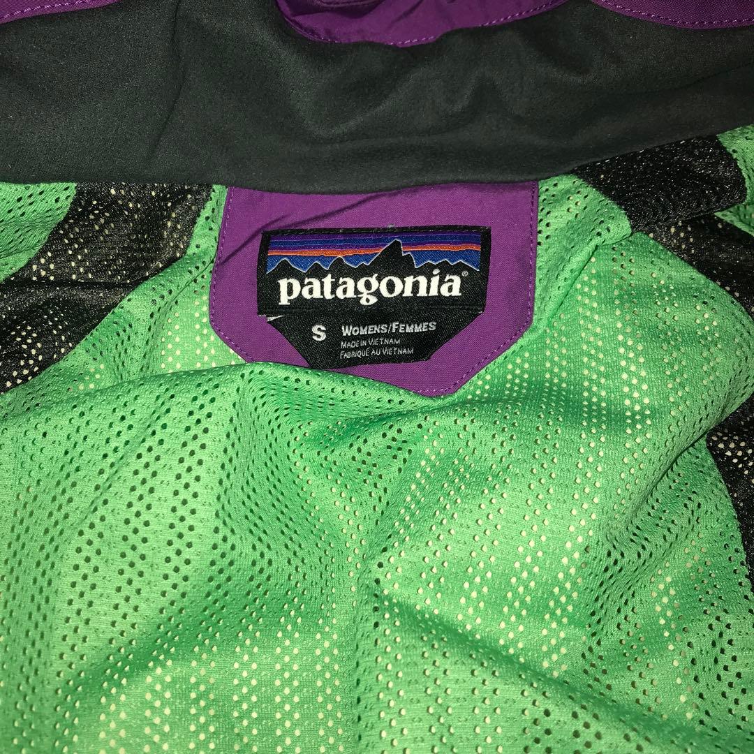 patagonia スキーウェアセット 紫緑