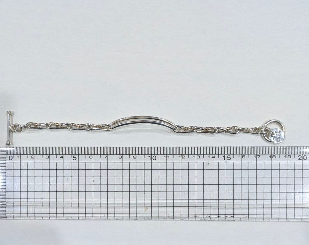 Y*u様 XOLOシルバー925 IDチェーンブレスレット 約19cm