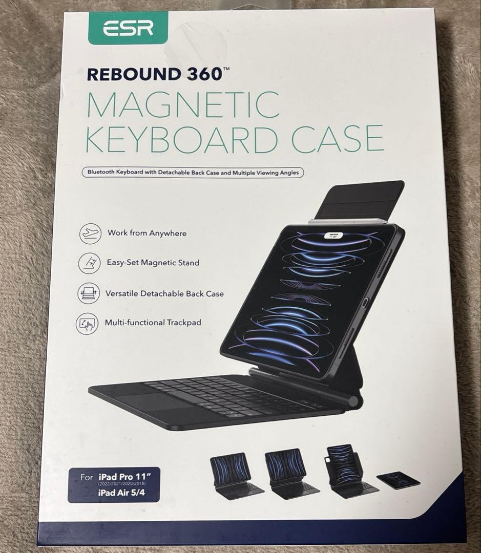 ESR iPad Air 11インチ用キーボード付きケース