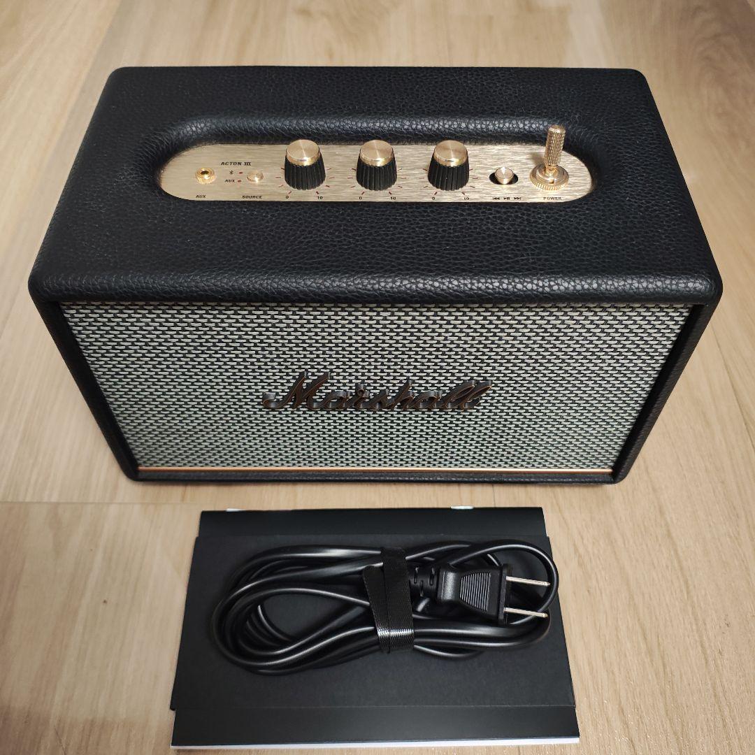マーシャル Marshall Acton III ワイヤレススピーカー ブラック