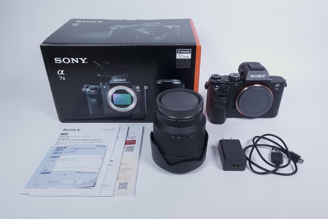 SONY α7ⅱ ILCE-7M2K レンズキット 動作確認 シャッター2704