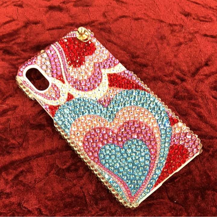 iPhone X カバー スワロフスキー