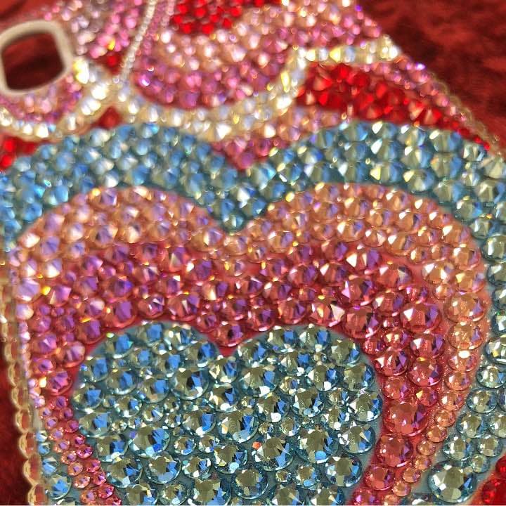 iPhone X カバー スワロフスキー