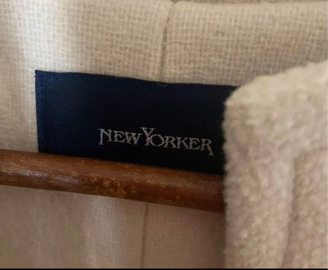 ニューヨーカー　ダッフルコート　ベージュホワイト