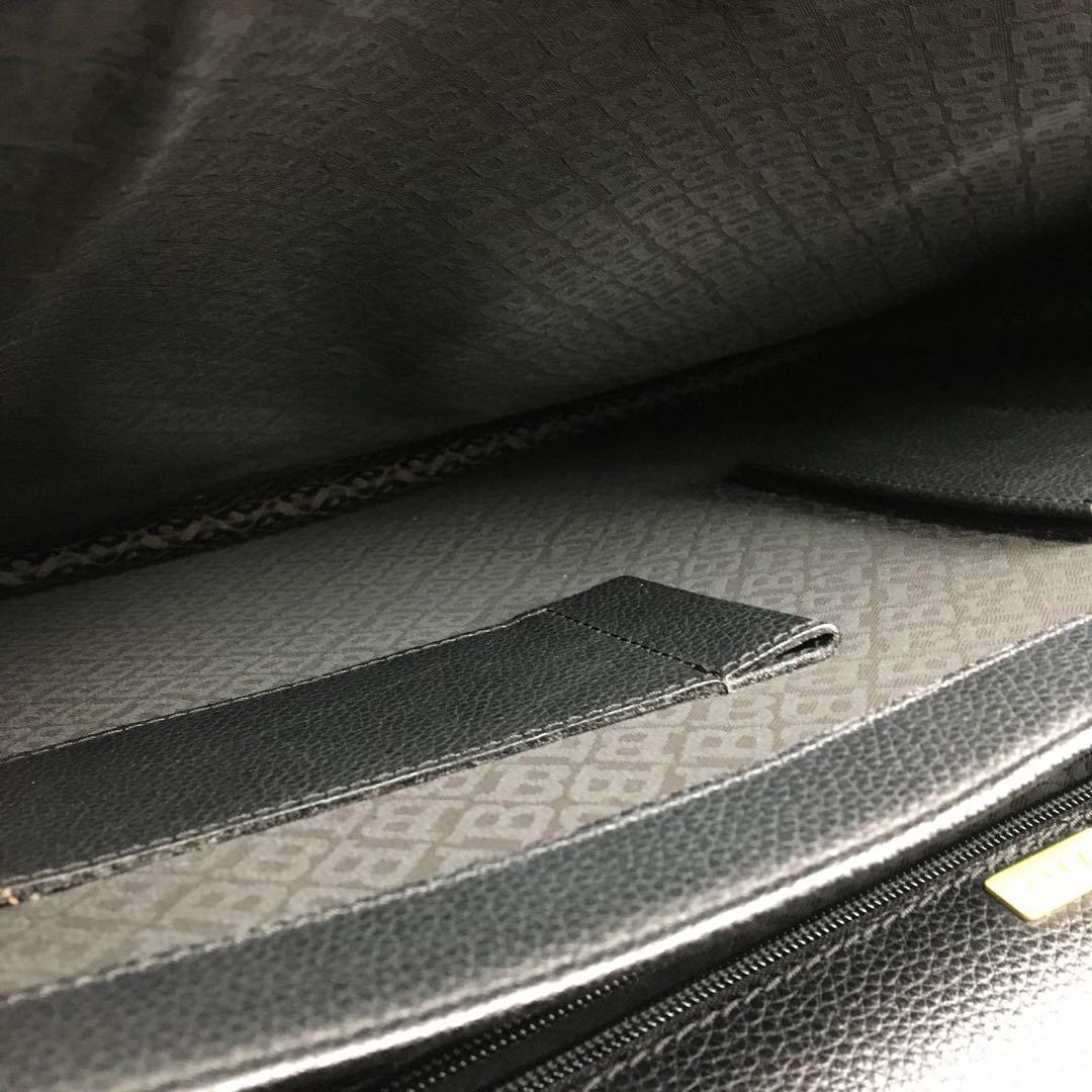 バリー BALLY ビジネスバッグ ブリーフケース レザー ダイヤルキー 中古品