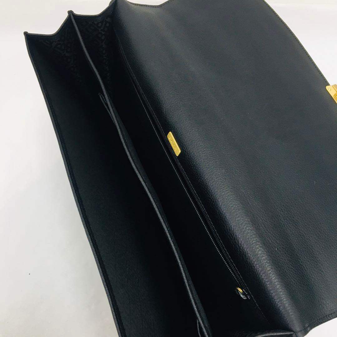 バリー BALLY ビジネスバッグ ブリーフケース レザー ダイヤルキー 中古品