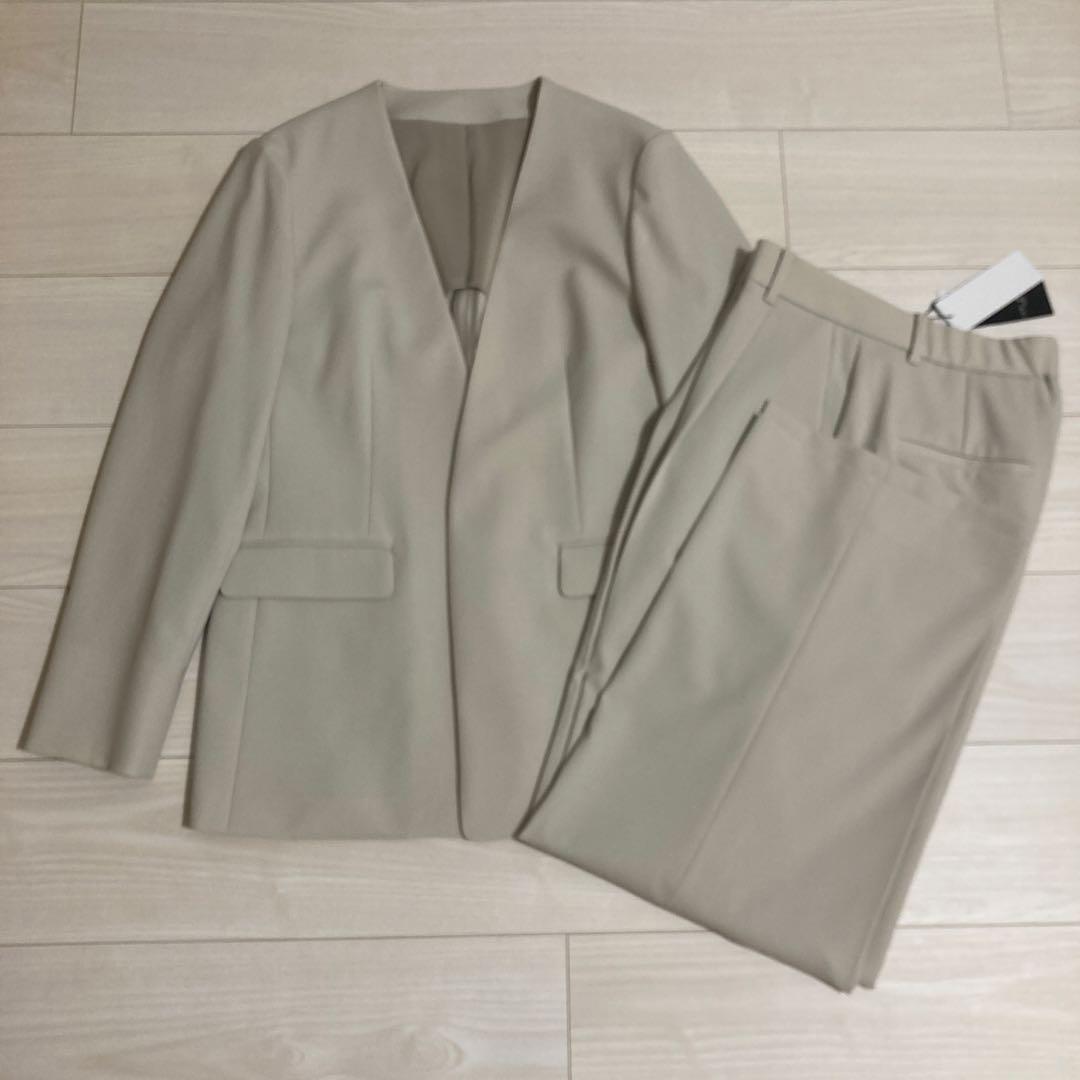 アオキ　レディース　スーツ　Oggi 2Wayストレッチツイル ワイドパンツ