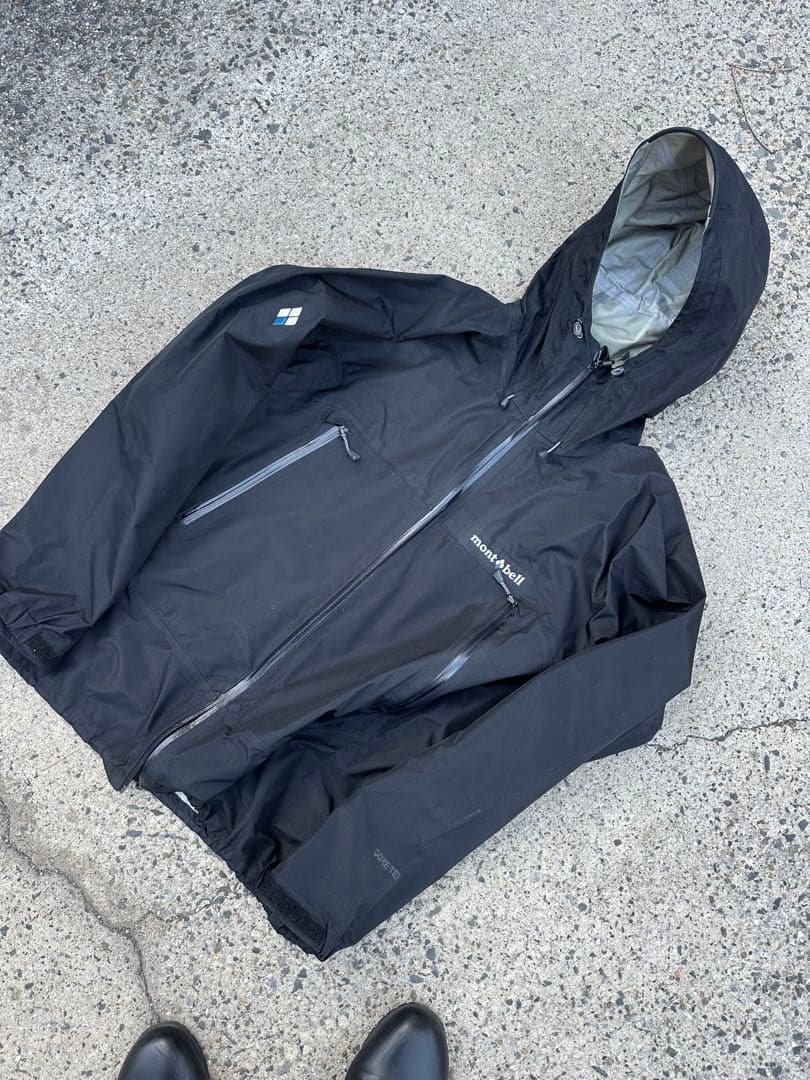 montbell tech shell jacket gore-tex 刺繍