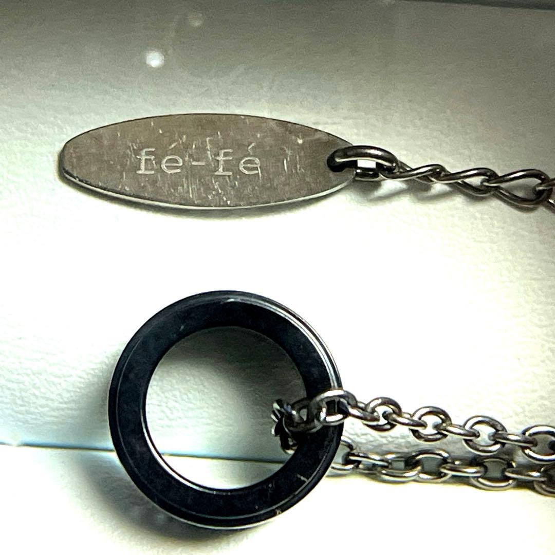 fe-fe × phiten ファイテン フェフェ コラボ ネックレス ブラック