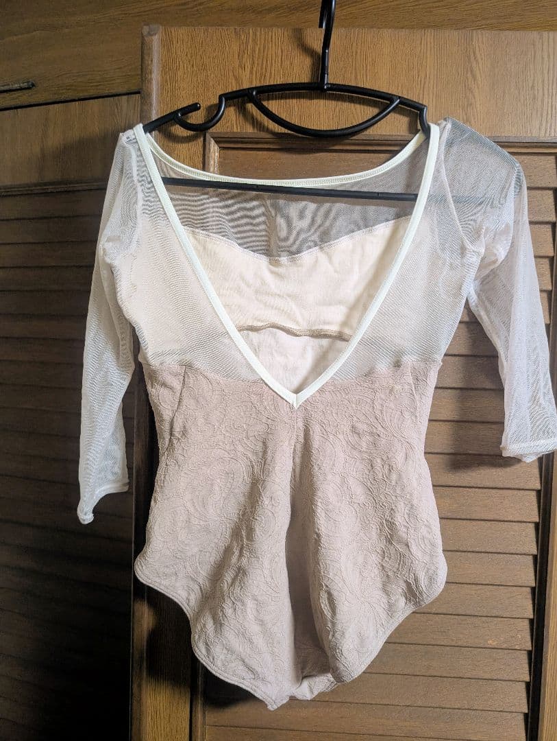 チャコット　永久メイさんコラボ　レオタード　ベージュ　大人Ｌサイズ