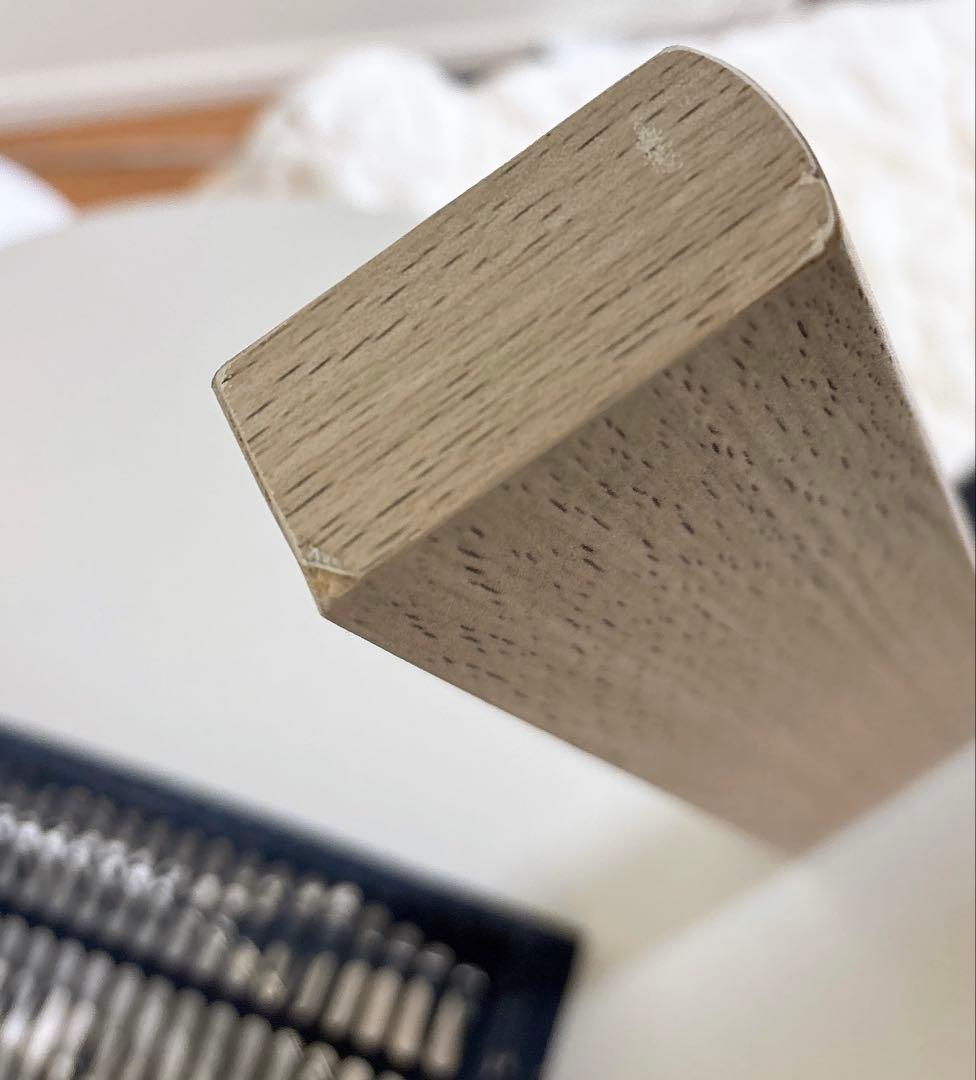 こたつテーブル 70cm 円形 ホワイト　木目