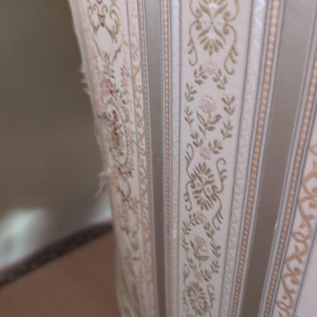 ロココスタイル アームチェア クリーム色