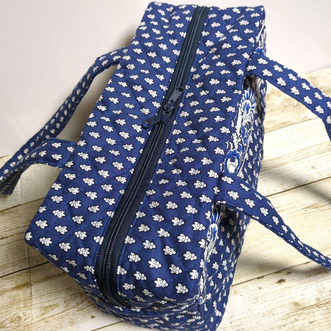 ボストンバッグ　スクエアバッグ　フライパン持ち手カバー　ハンドメイド