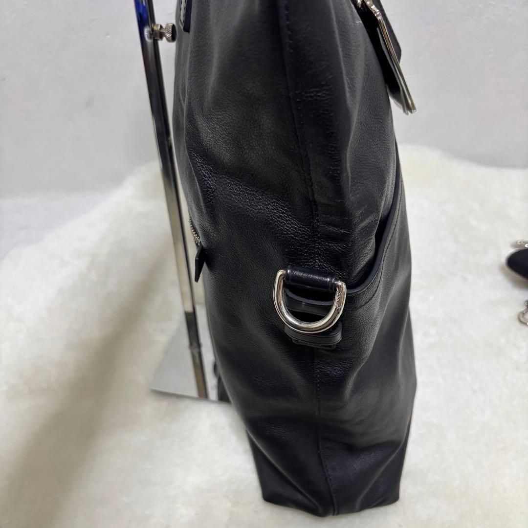 【未使用級】コーチ トンプソン トートバッグ 牛革 スパイロレザー 70493