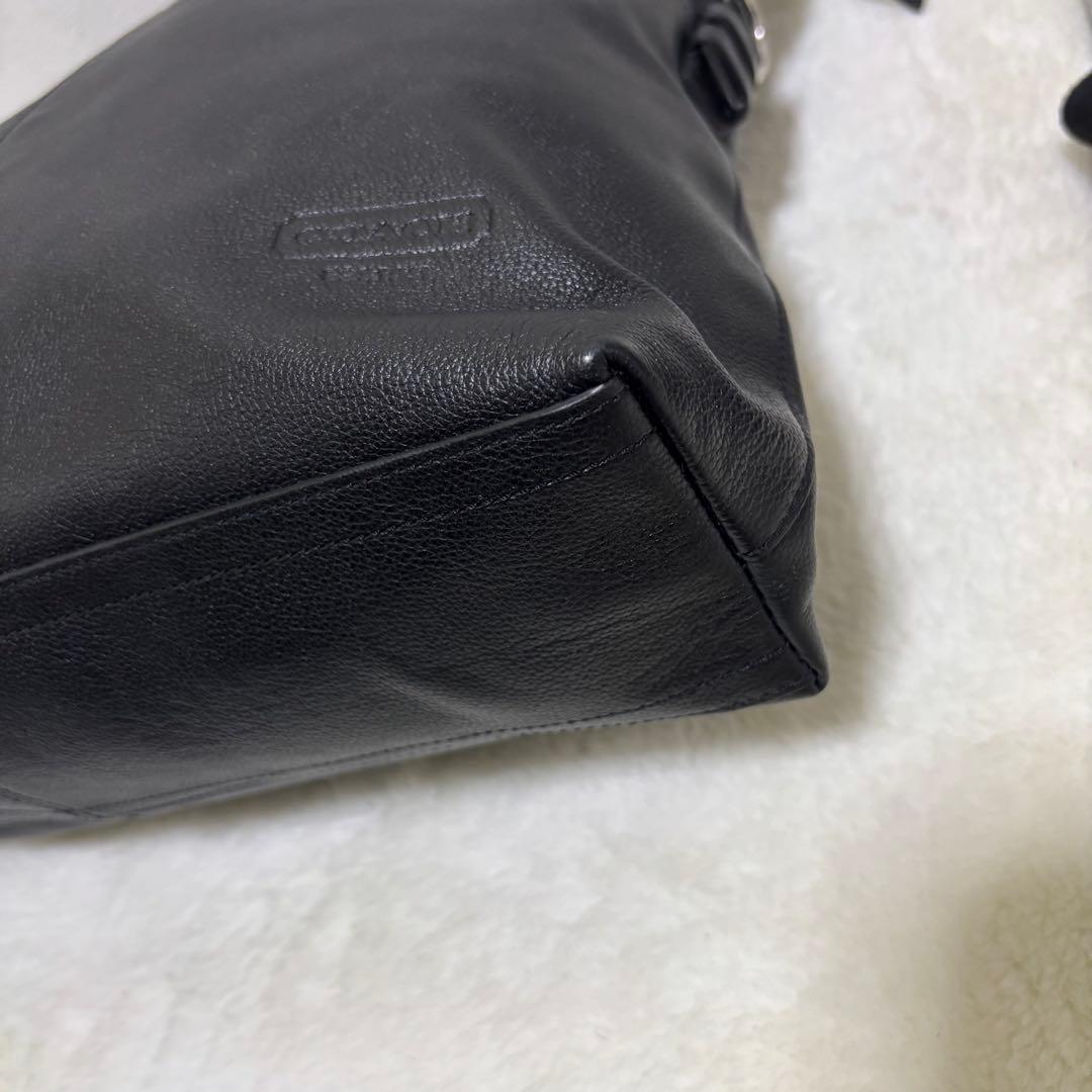 【未使用級】コーチ トンプソン トートバッグ 牛革 スパイロレザー 70493