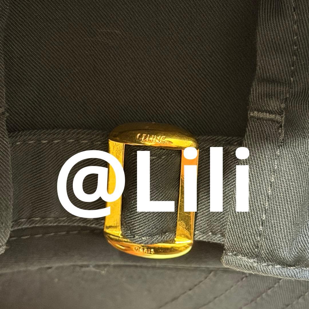 限定セール　【新品タグ付き】　CELINE ネイビー ロゴ ベースボールキャップ