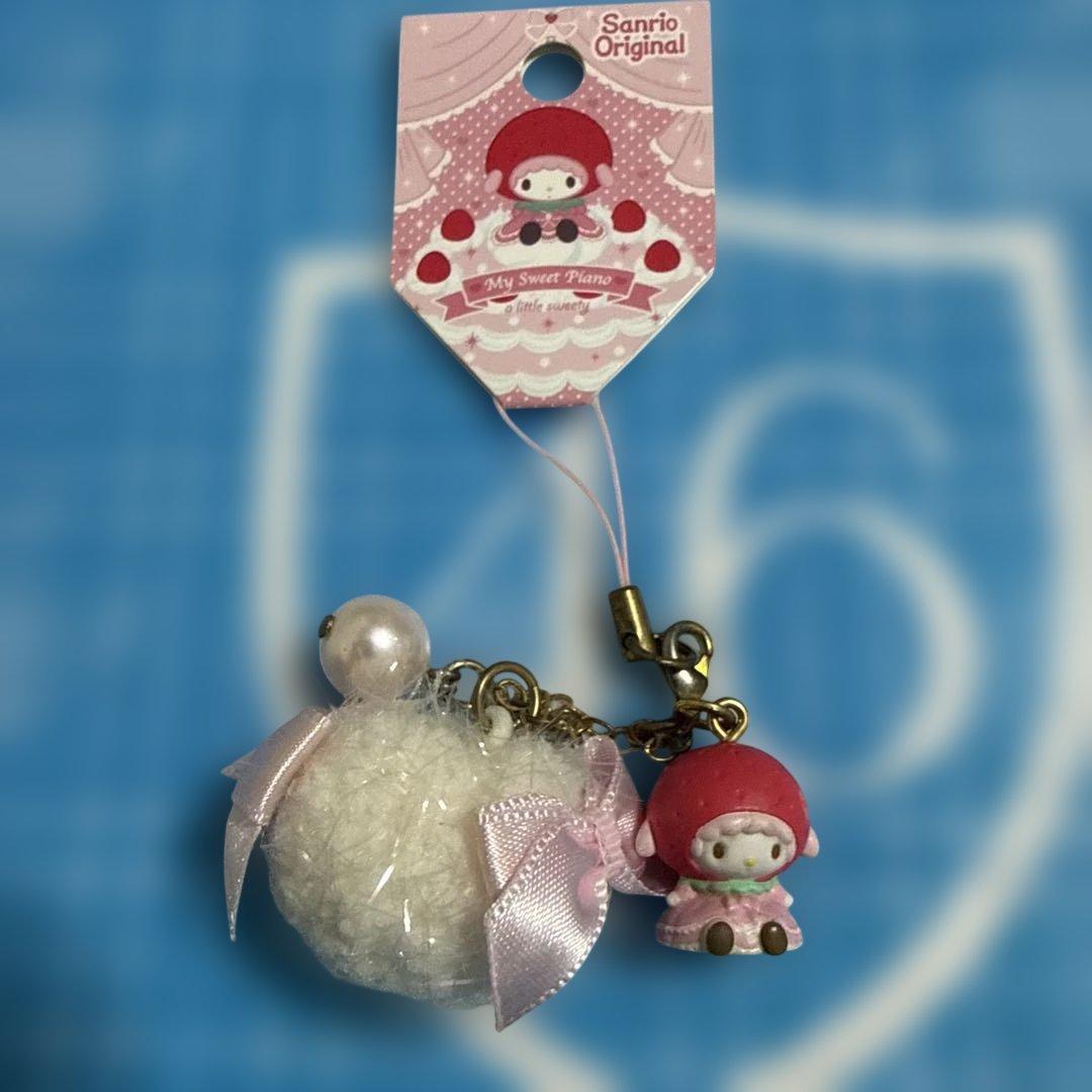 マイスウィートピアノ いちご ストラップ サンリオ