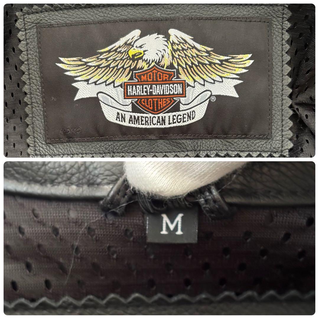 ハーレーダビッドソン　2way シングルライダース レザージャケット ブラック