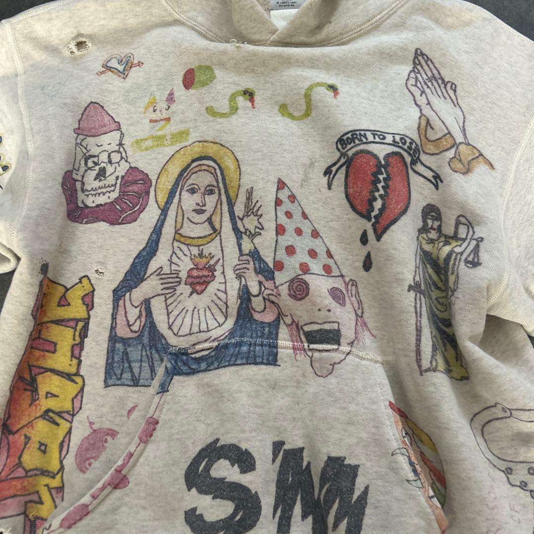 saint michael パーカー21SS Hoodie Graffiti