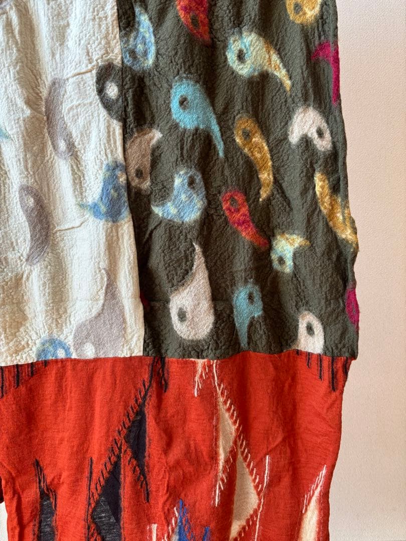 キャピタルKAPITAL KOUNTRY パッチワーク　ストール　マフラー