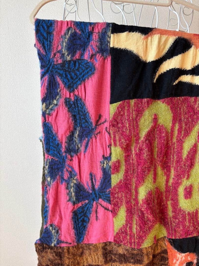 キャピタルKAPITAL KOUNTRY パッチワーク　ストール　マフラー